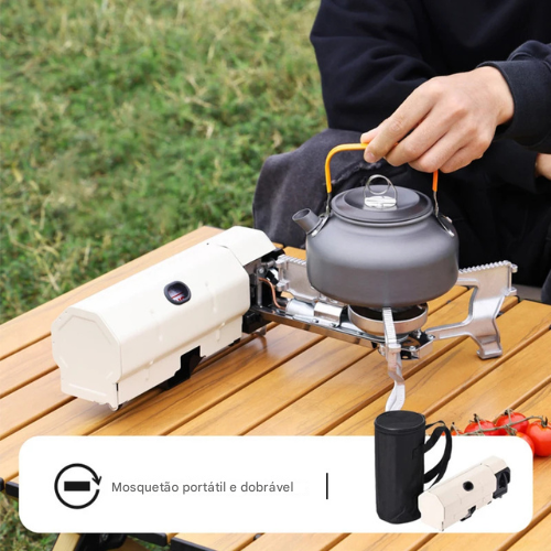 Fogão a Gás para Acampamento 2600W Portátil