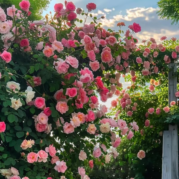Escalando Videira Sementes de Flores de Rosa