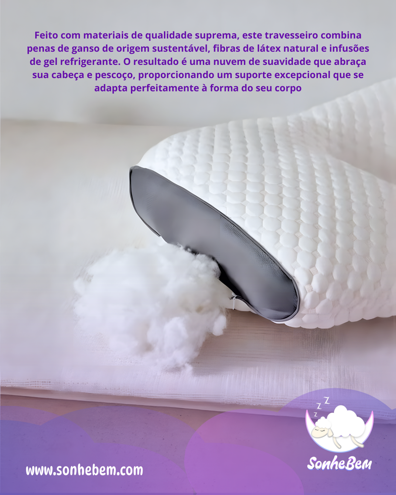 Travesseiro Pillow Top Confort - Ortopédico (COMPRE 1 LEVE 2)