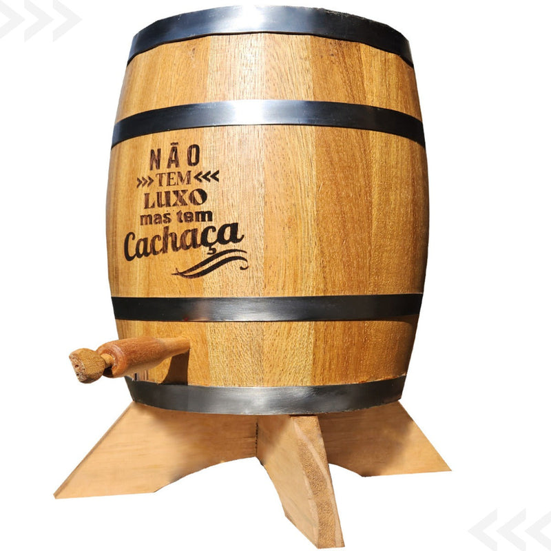 Barril Corote Cachaça Amburana 3L - (Personalizamos nome)