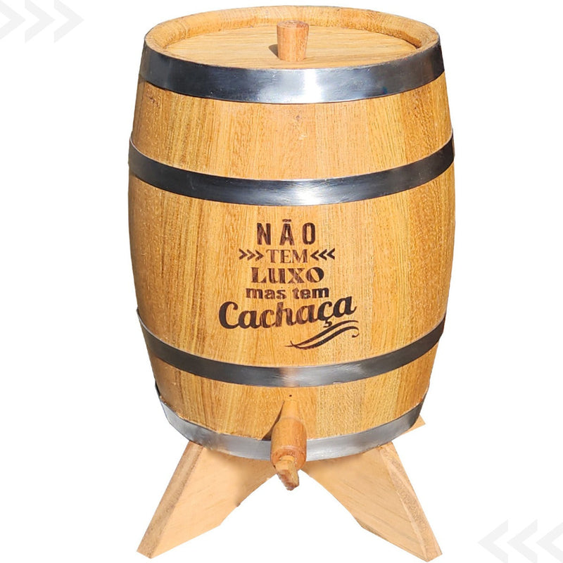 Barril Corote Cachaça Amburana 3L - (Personalizamos nome)