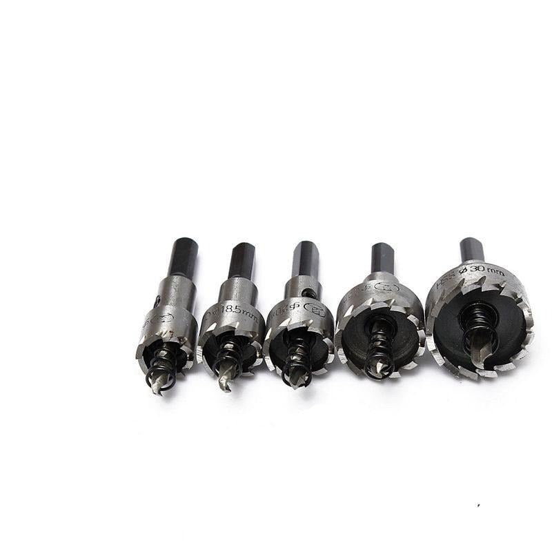 Kit 5 Brocas Serra Copo Titânio