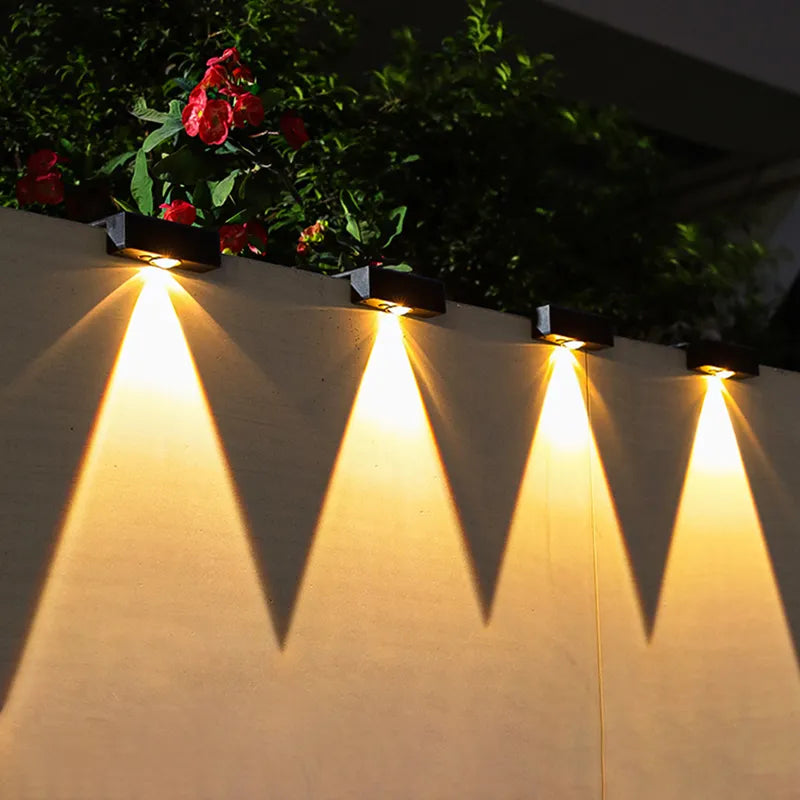 Kit Lâmpadas Solares Impermeável com Sensor