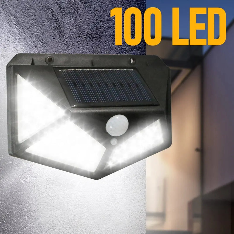 Kit Refletor Solar Impermeável com Sensor de Presença (COMPRE 2 LEVE 4)