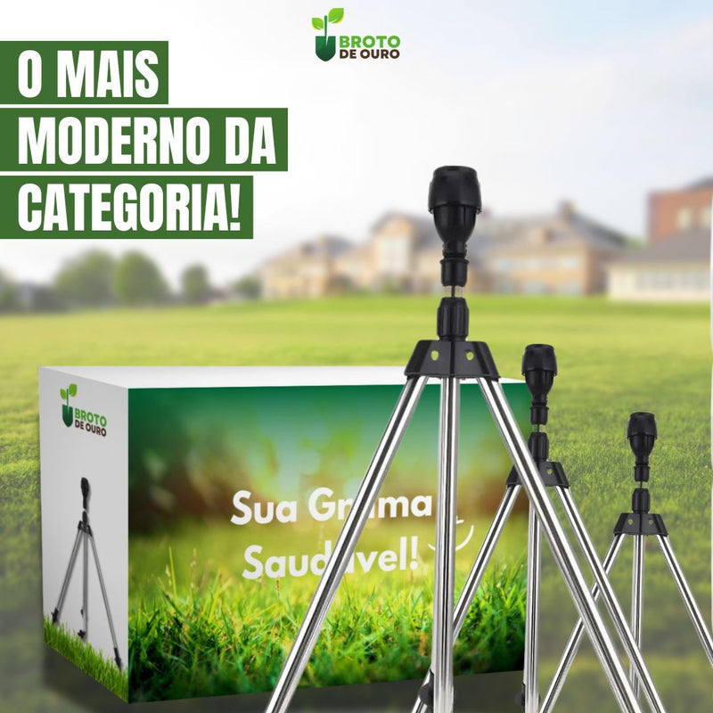 Tripé 360º para Irrigação Automática: Máxima Economia e Alta Pressão