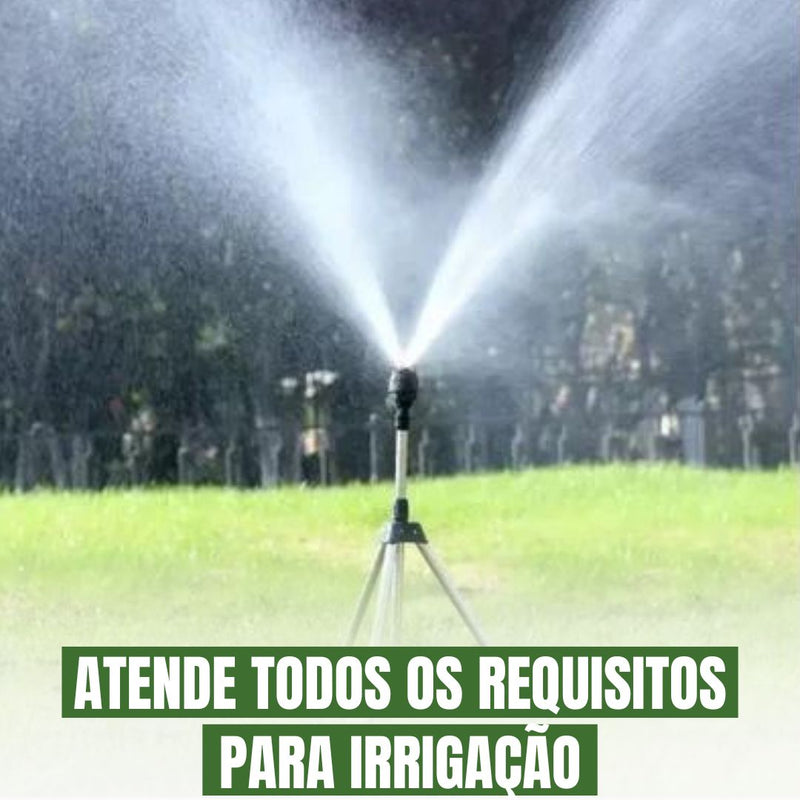 Tripé 360º para Irrigação Automática: Máxima Economia e Alta Pressão