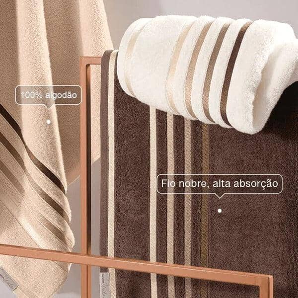 Kit 15 Toalhas Super Banhão +5 Toalhas de Rosto de BRINDE