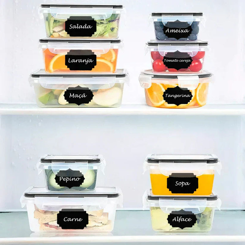 EcoFresh™ - Kit 24 Potes Herméticos + Brindes Exclusivos